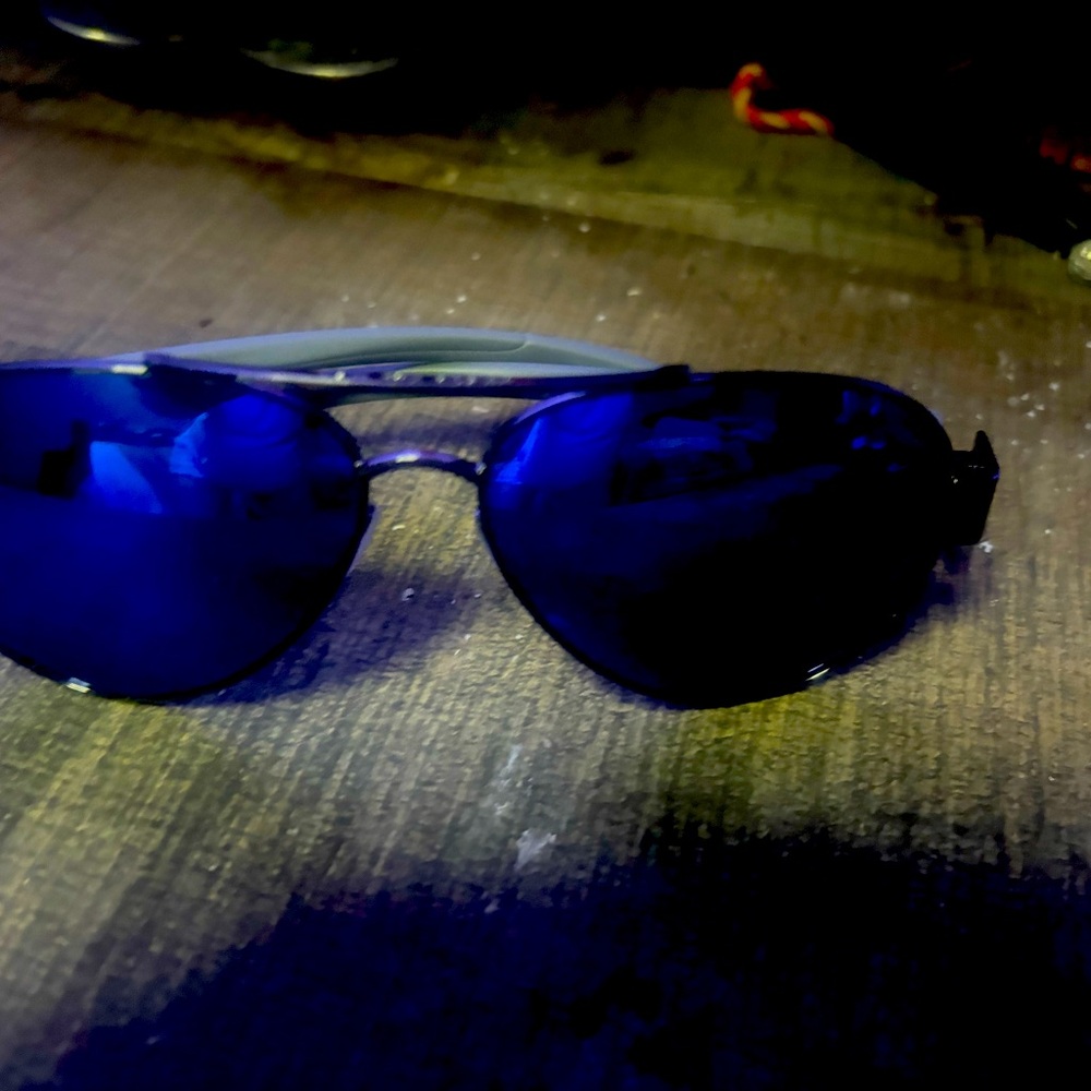 Costa sunglasses blue lenses and gray frames